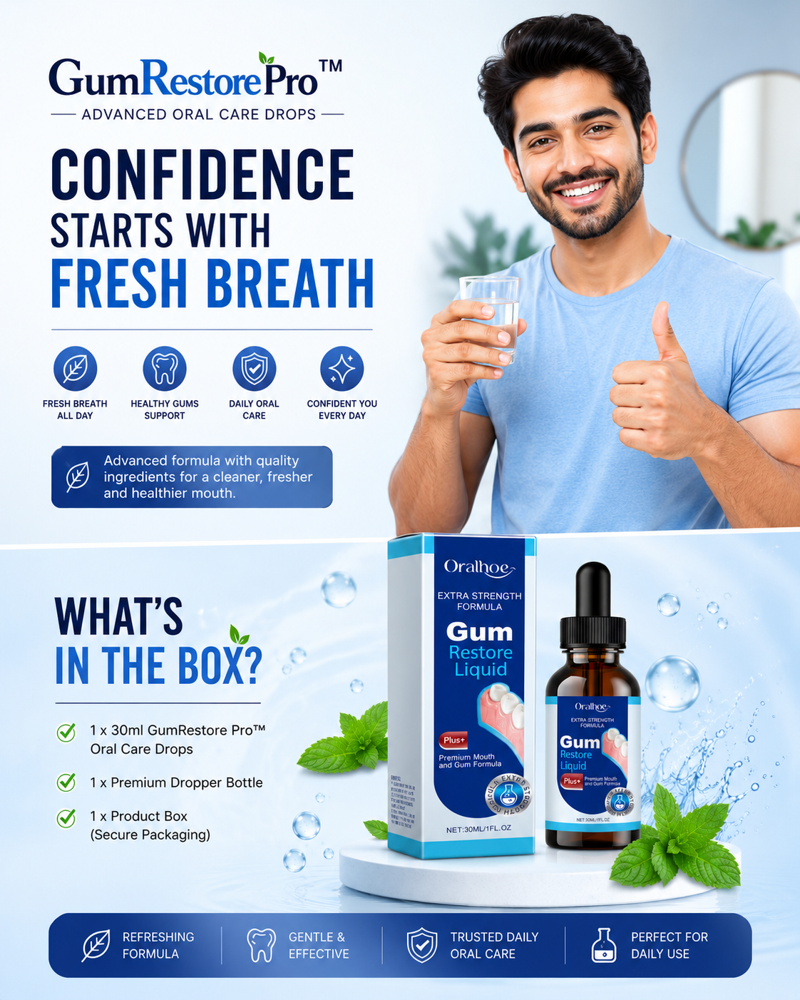 GumRestore Pro™ | Advanced Oral Care Drops (30ml)