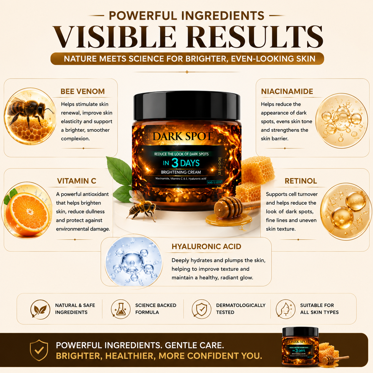 LumiClear™ ✨ Advanced Dark Spot Corrector | with Niacinamide & Bee Venom