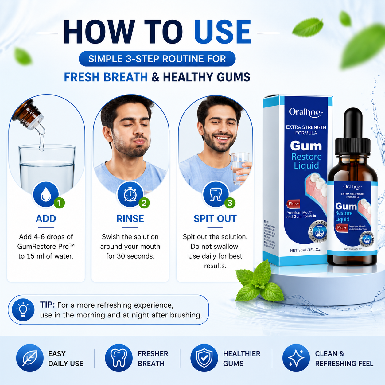 GumRestore Pro™ | Advanced Oral Care Drops (30ml)